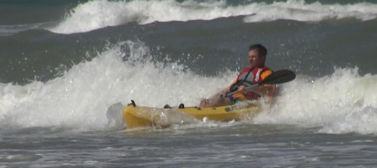 surfing in
